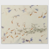 ナチュラルクラフトフローラ忘れ花びらムルベリー – me-not ラッピングペーパー (フラット)