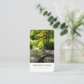 ナチュラルクリークの牧歌的な自然ライフ指導の専門家 名刺 (スタンド正面)