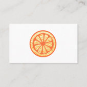 ナチュラルクリーニングサービスオレンジスポンジ 名刺 (裏面)