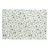 ナチュラルクリーム自然クリスマスパローケース 枕カバー (裏面)