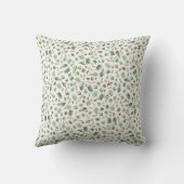 ナチュラルクリーム自然クリスマス クッション (裏面)