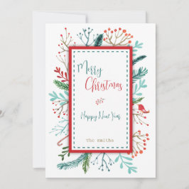 ナチュラルクリ素朴スマス シーズンカード