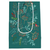 ナチュラルクリ素朴スマス ミディアムペーパーバッグ (裏面)