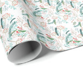 ナチュラルクリ素朴スマス ラッピングペーパー (ロールコーナー)