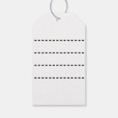 ナチュラルグリーンギフトラベル ギフトタグ (裏面)