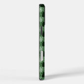 ナチュラルグリーンプライド職人クロシェプリントタフ Case-Mate iPhoneケース (裏面 / 右)