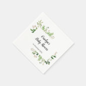 ナチュラルグリーン ブライダルシャワー ナプキン スタンダードカクテルナプキン (角)