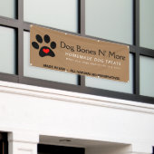 ナチュラルグルメドッグトリッツベーカリー 横断幕 (ビルの外側)