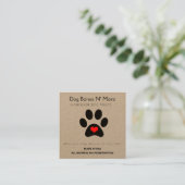 ナチュラルグルメドッグトリーツベーカリー スクエア名刺 (スタンド正面)