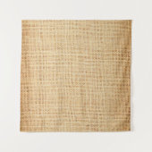 ナチュラルサッククロス、テクスチャ付き背景。 タペストリー (正面(横))