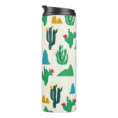 ナチュラルサボテン：フォークアートシームレス。 タンブラー (回転右)