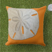 ナチュラルサンドドルオレンジビーチデコール アウトドアクッション (芝生)
