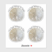 ナチュラルサンドドルカスタム文字キッズ シール (シート)