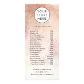 ナチュラルシンプルオーバーン地球トーンサロン価格表 ラックカード (正面)