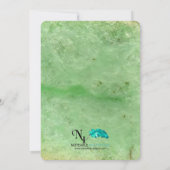 ナチュラルジェイド 35周年結婚記念日招待状 招待状 (裏面)