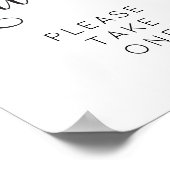 ナチュラルスクリプトサンクスボード ポスター (角)