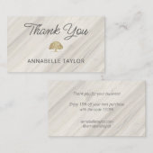 ナチュラルスパ名ありがとう 割引カード (正面/裏面)