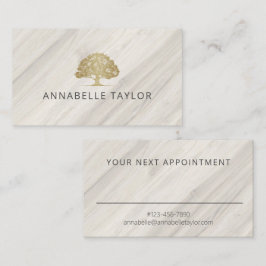 ナチュラルスパ名アポイントメントカード 予約カード