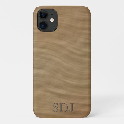 ナチュラルタンサンドストーンモノグラム Case-Mate iPhoneケース (裏面)