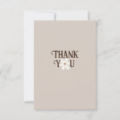 ナチュラルデイジーボホサンキューカード サンキューカード (正面)