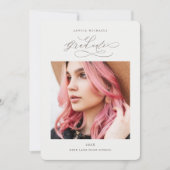 ナチュラルトープ卒業生2写真卒業パーティー 招待状 (正面)