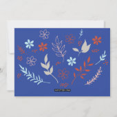 ナチュラルノエルクリスマスホリデーインインディゴ シーズンカード (裏面)