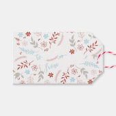 ナチュラルノエルクリスマスホリデー ギフトタグ (正面(横))