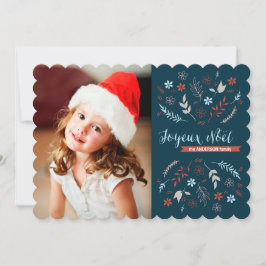 ナチュラルノエルクリスマスホリデー シーズンカード