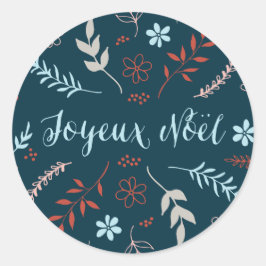 ナチュラルノエルクリスマスホリデー ラウンドシール