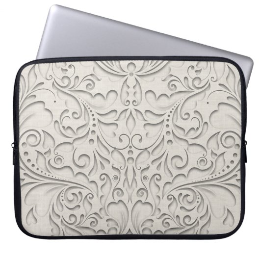 ナチュラルハートシック ラップトップスリーブ (正面)