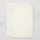 ナチュラルパインコーンと枝冬至 招待状 (裏面)