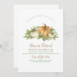 ナチュラルパンプキン招待状 招待状