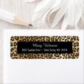 ナチュラルヒョウ柄 ラベル (インサイチュ)