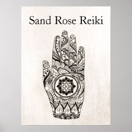 ナチュラルヒーラーヘンナタトゥーハンドロータス ポスター