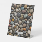 ナチュラルピーブルズコレクション – ミニマリストと自然 台座サイン (正面)