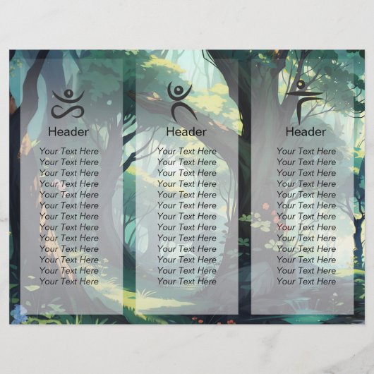 ナチュラルフォレストヨガフィットネス瞑想インストラクター (裏面)