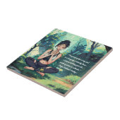 ナチュラルフォレストヨガ瞑想霊気マスター引用文 タイル (側面)