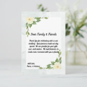 ナチュラルフラル＆ミニマル　サンキューカード サンキューカード (スタンド正面)