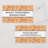 ナチュラルフラワーイラストレーション 名刺 (正面/裏面)