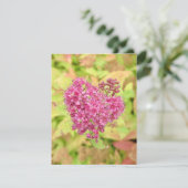 ナチュラルフラワーハート – 矢印でピアス。 カード (スタンド正面)