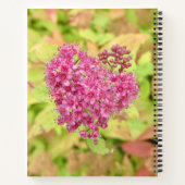 ナチュラルフラワーハート – 矢印でピアス。 ノートブック (裏面)