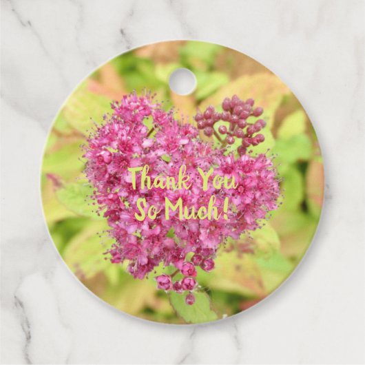 ナチュラルフラワーハート – 矢印でピアス。 フェイバータグ (正面)