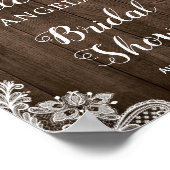 ナチュラルフラワー ストリング ライト ブライダル シャワー サイン (角)