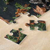 ナチュラルフレームフラットレイ婚約提案写真 ジグソーパズル (側面)