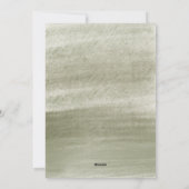 ナチュラルフレーム 現代のホリデー フォト カード (裏面)