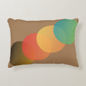 ナチュラルブライト秋のウズ秋の植物 アクセントクッション (正面)