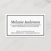 ナチュラルブラウンのテクスチャ |ブティック 名刺 (裏面)