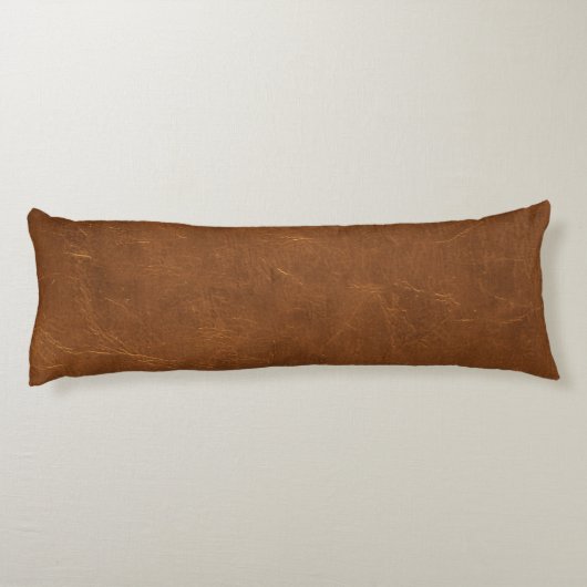 ナチュラルブラウン革の外観 ボディピロー (裏面)