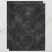 ナチュラルブラックマーブルスクラップブック作り紙 (正面/裏面)
