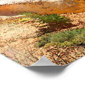 ナチュラルブリッジアーチインブライスキャニオンNP-現実主義 ポスター (角)